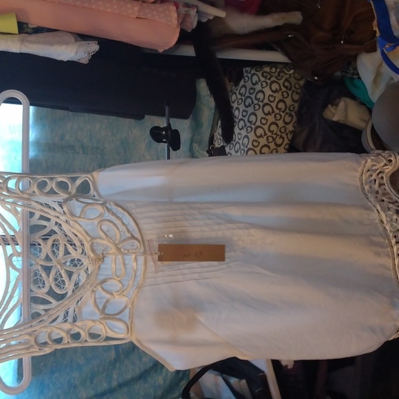 Trinity women's white sleeveless top sz small New - Picture 17 of 17